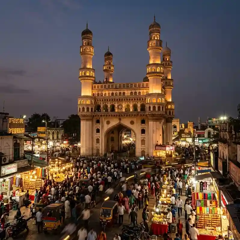 Hyderabad (Charminar & Lakes)